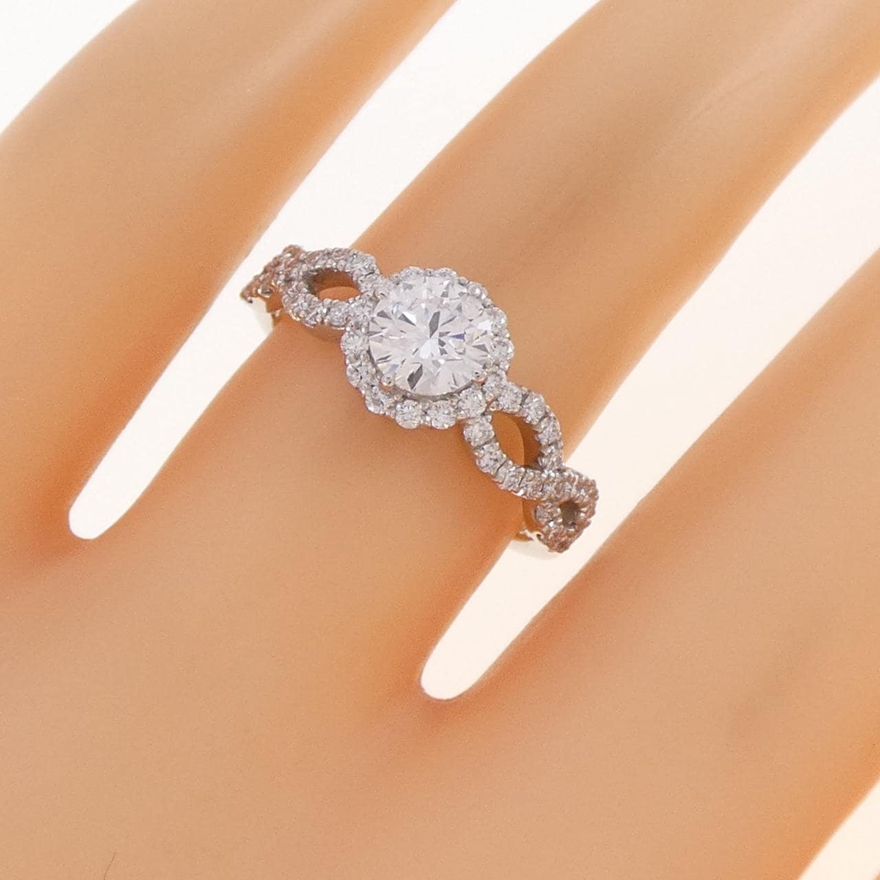 PT900 ダイヤモンド リング 0.532CT D SI2 3EXT