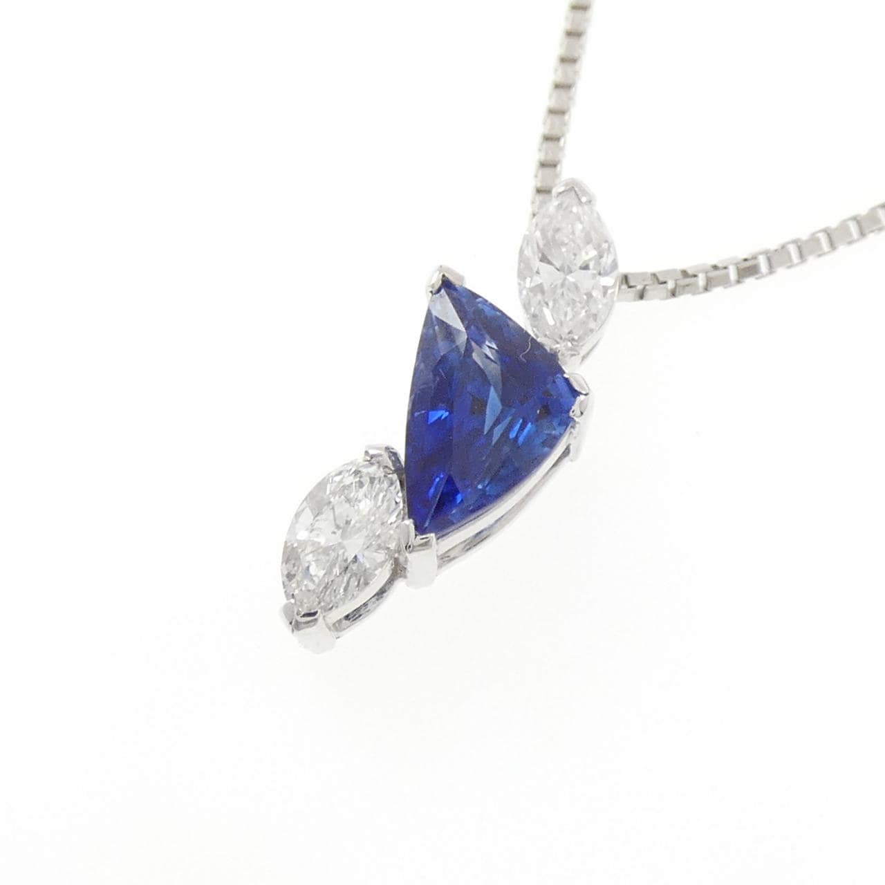 PT900/PT850 サファイヤ ネックレス 1.48CT