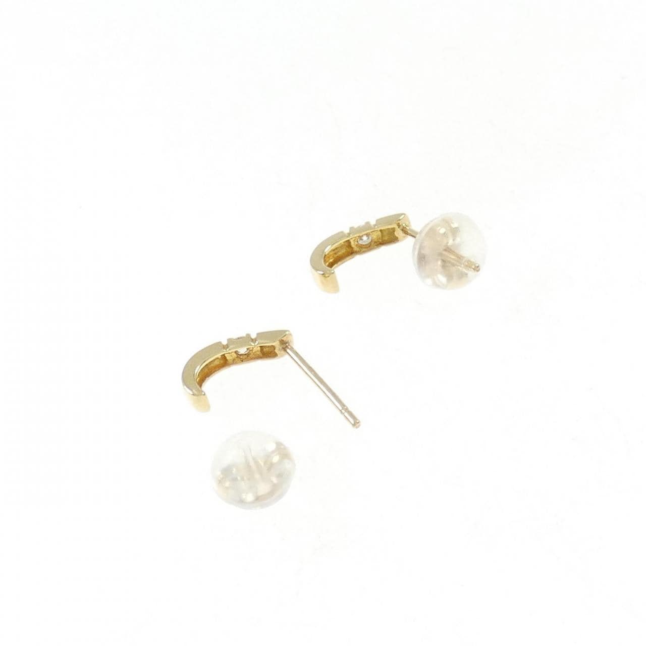 K18YG Diamond earrings