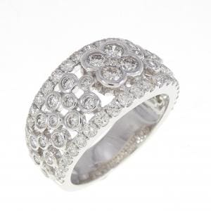 K18WG ダイヤモンド リング 1.418CT