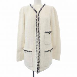 シャネル CHANEL ノーカラージャケット