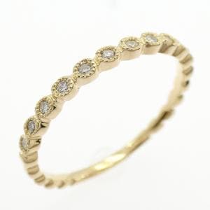 【リメイク】K18YG ダイヤモンド リング 0.10CT