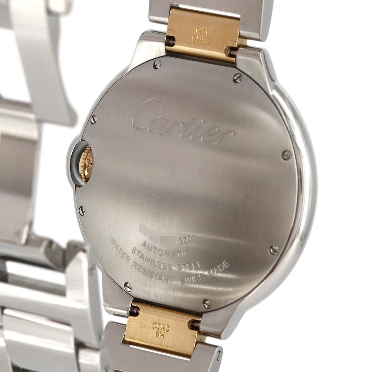 カルティエ バロンブルーLM コンビ W69009Z3 SSxYG 自動巻