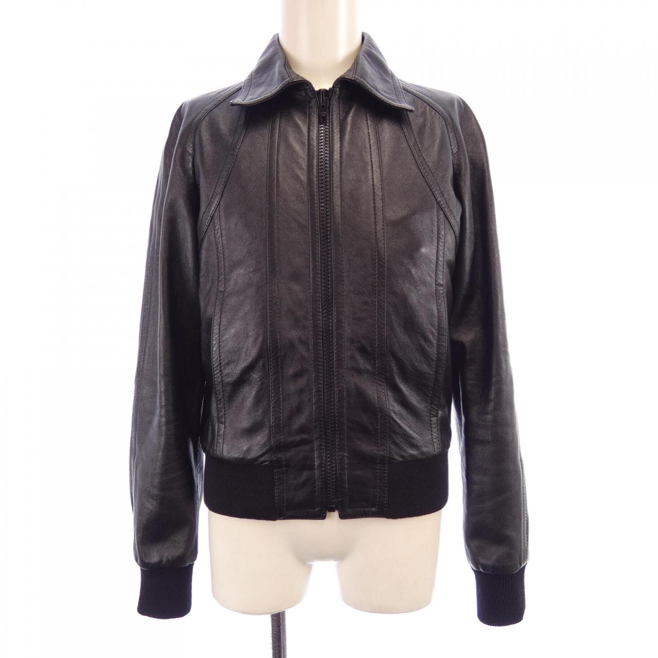 セリーヌ CELINE カットアウト ブルゾン 2EF32280D レザージャケット