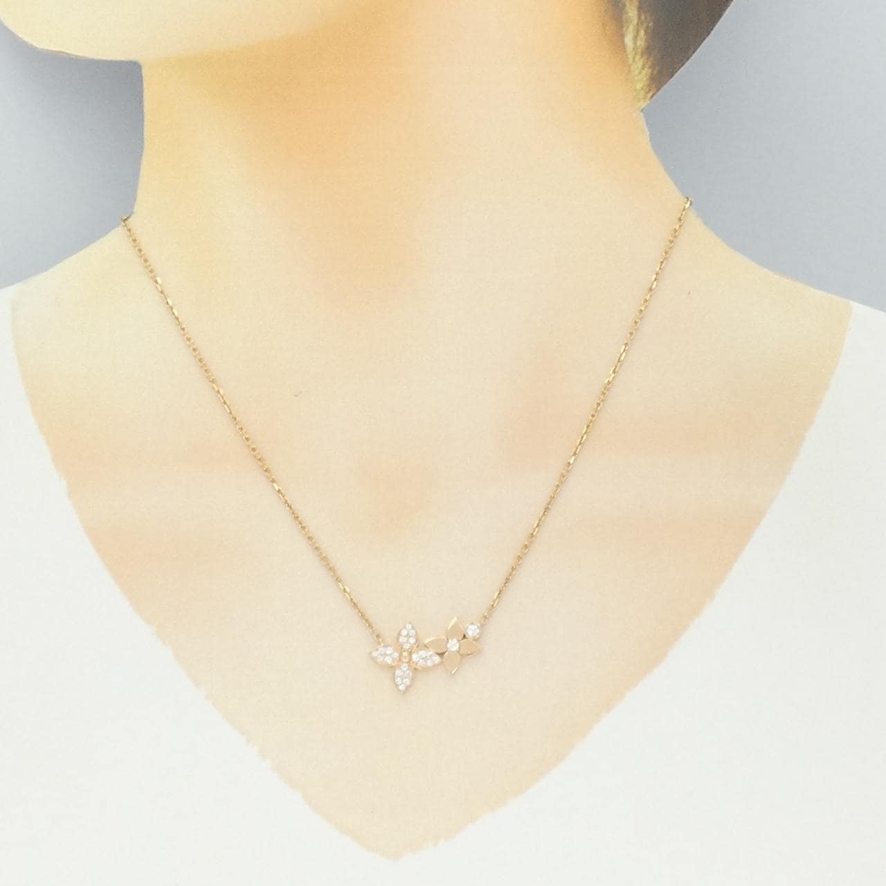 ルイヴィトン スター ブロッサム ドゥーブル ネックレス