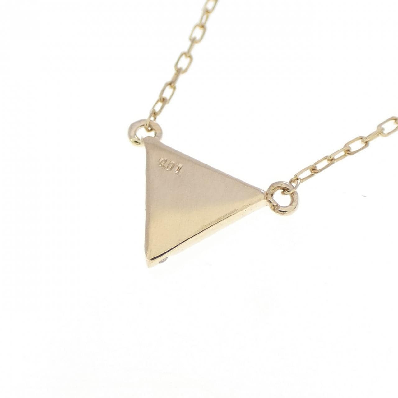 K10YG ダイヤモンド ネックレス 0.01CT