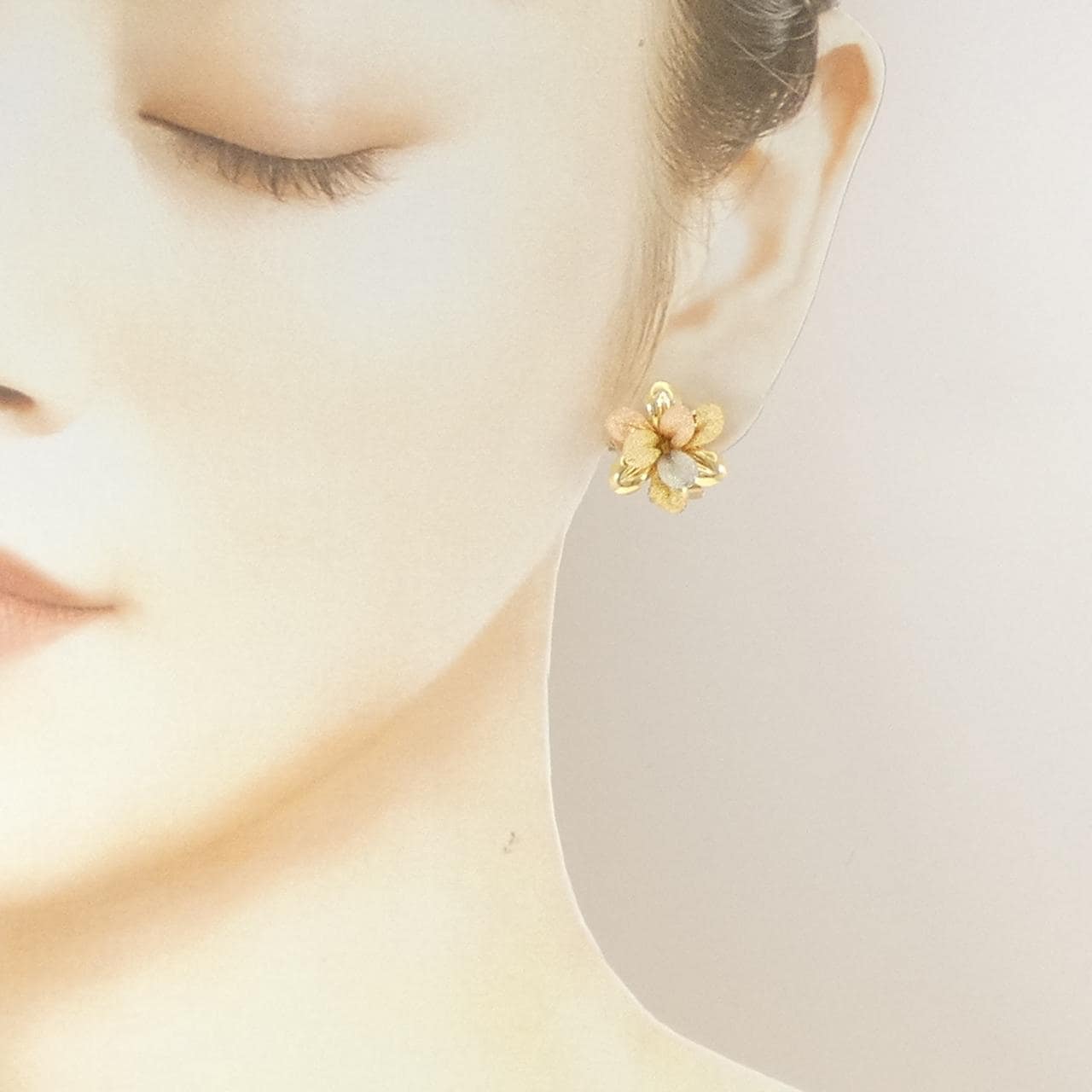 750スリーカラー ピアス