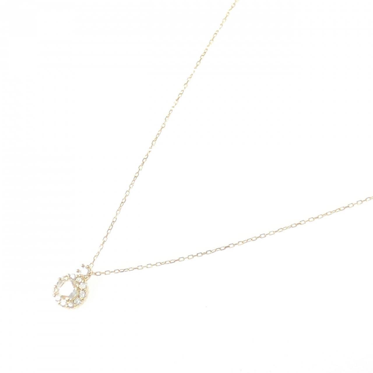 K18YG ダイヤモンド ネックレス 0.20CT