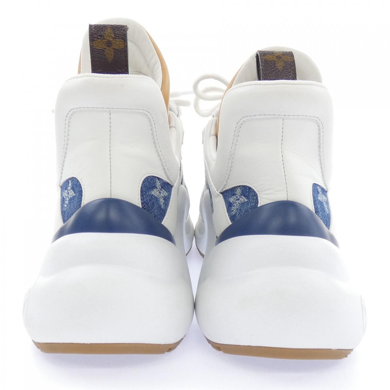 ルイヴィトン LOUIS VUITTON モノグラムデニム LVアークライトライン スニーカー