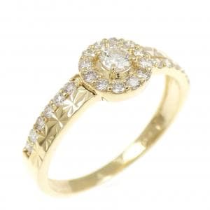 K18YG ダイヤモンド リング 0.1CT