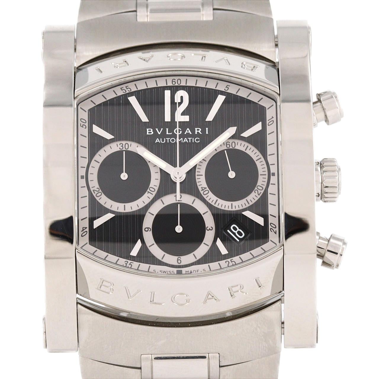 ブルガリ アショーマクロノグラフ AA48SCH/AA48BSSDCH/AT SS 自動巻