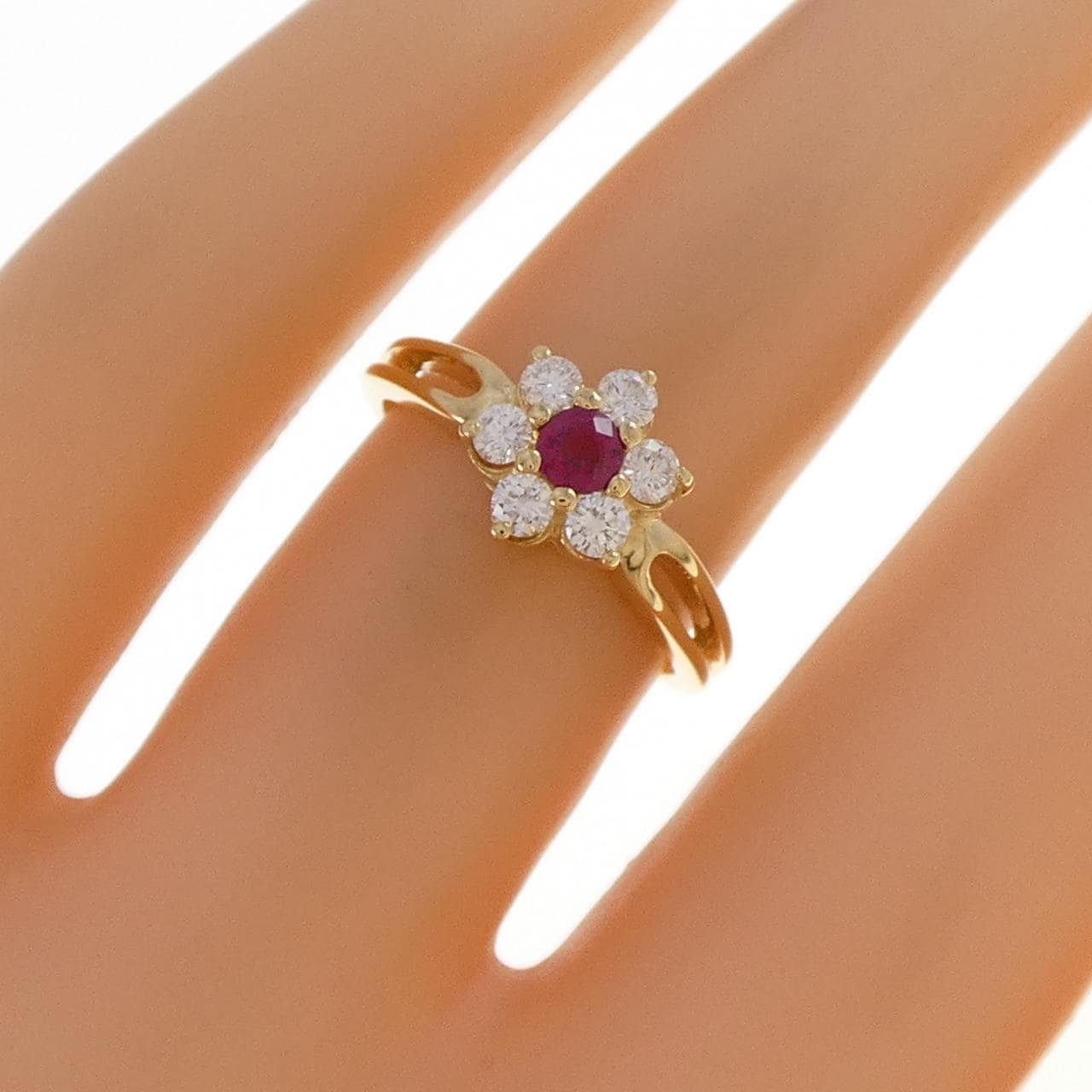 MIKIMOTO紅寶石戒指 0.14CT
