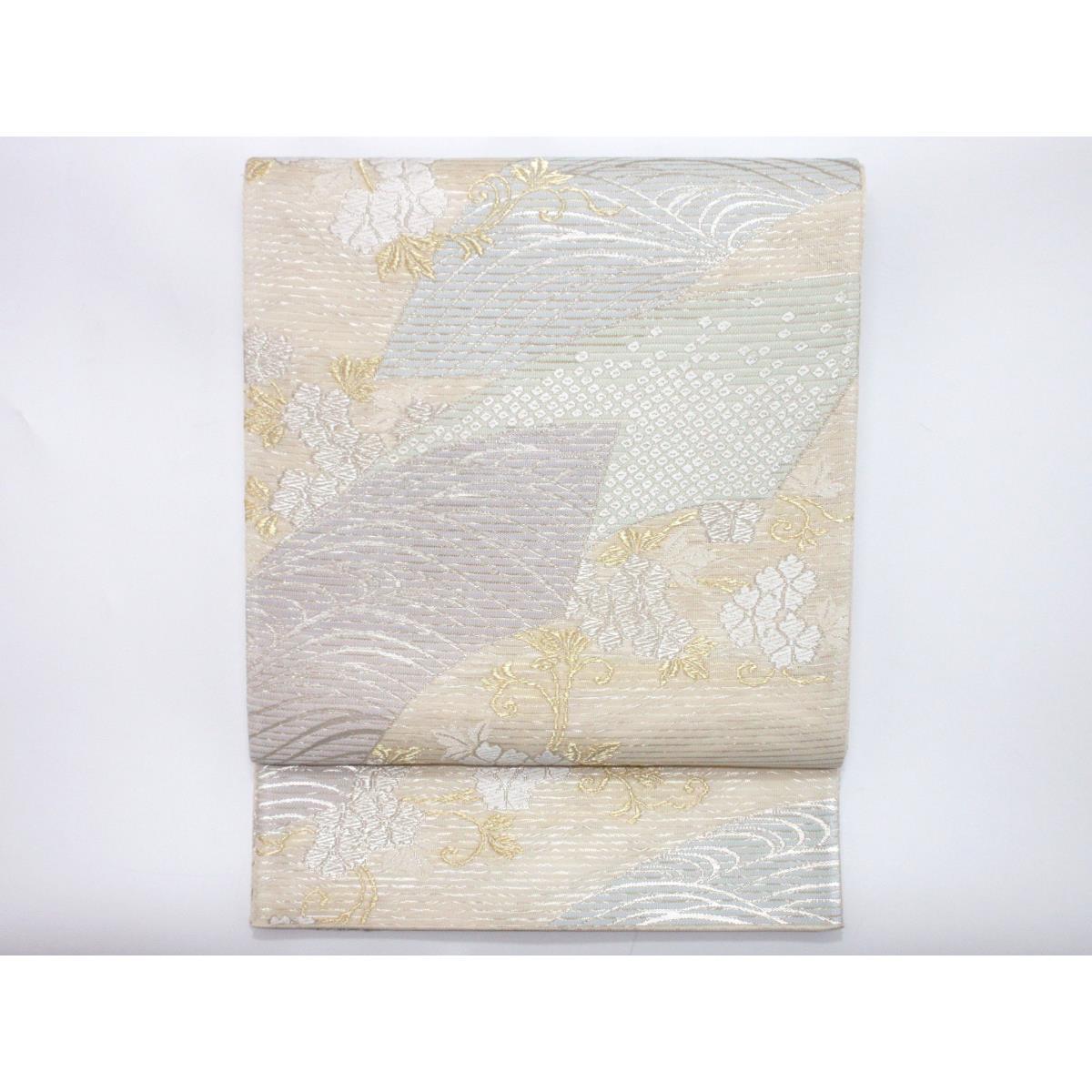 【未使用品】夏袋帯　絽織