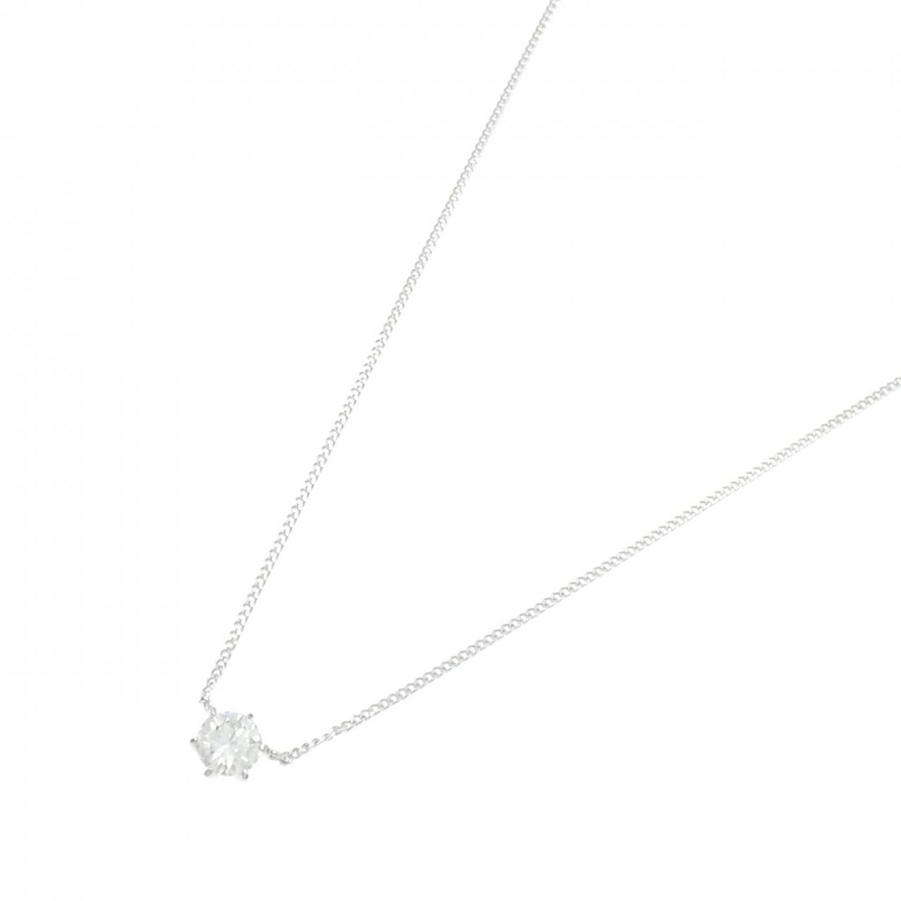 PT850 ソリティア ダイヤモンド ネックレス 0.49CT