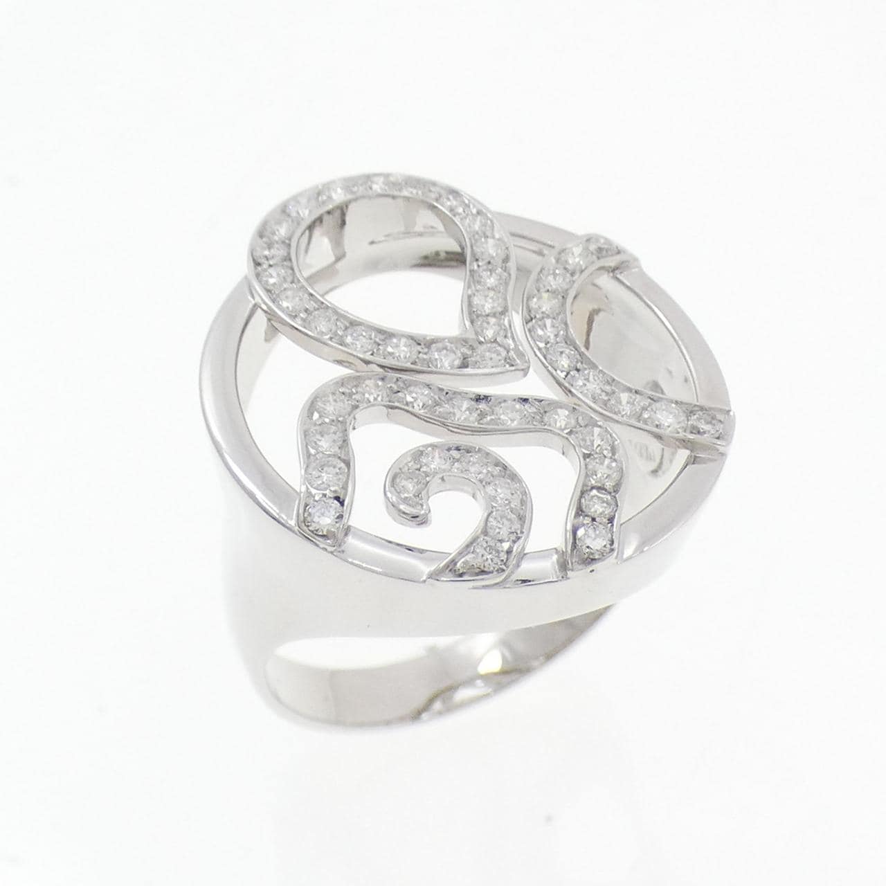 750WG ダイヤモンド リング