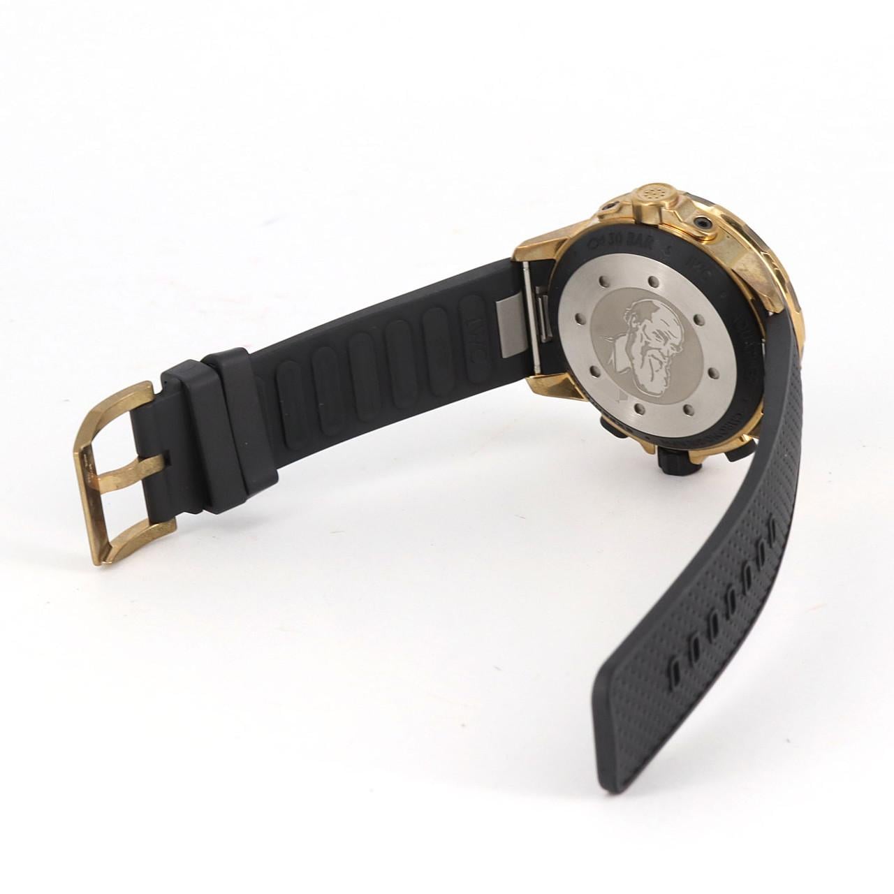 IWC アクアタイマークロノエクスペディション チャールズ･ダーウィン" IW379503 ブロンズ 自動巻