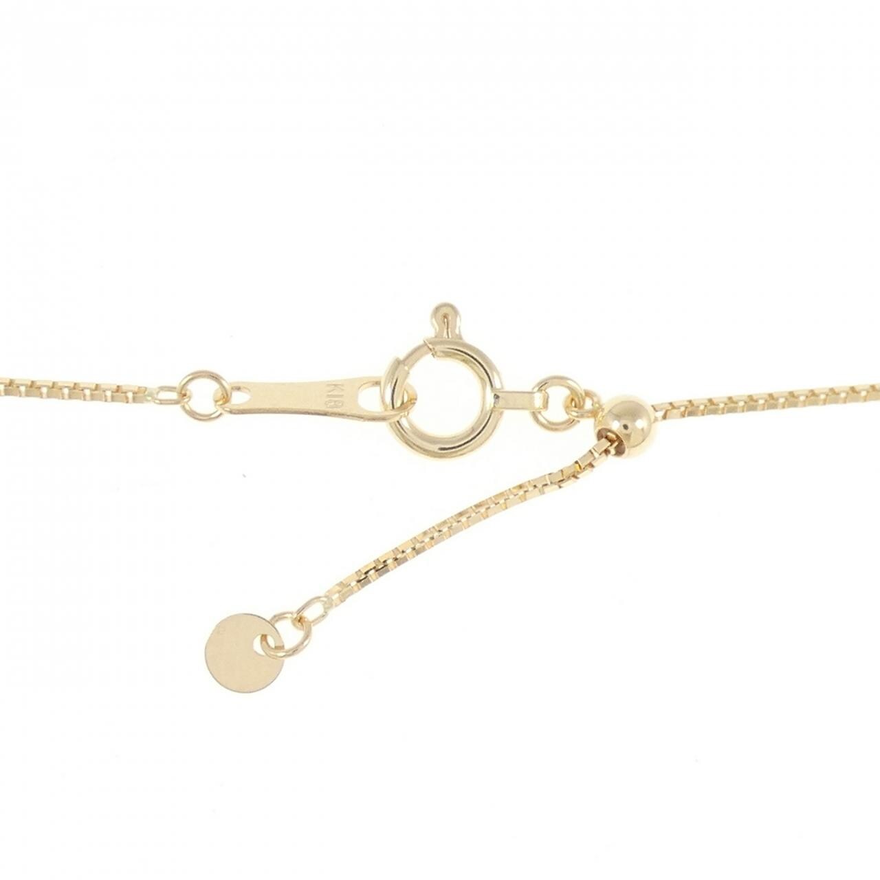 K18YG ダイヤモンド ネックレス 0.35CT