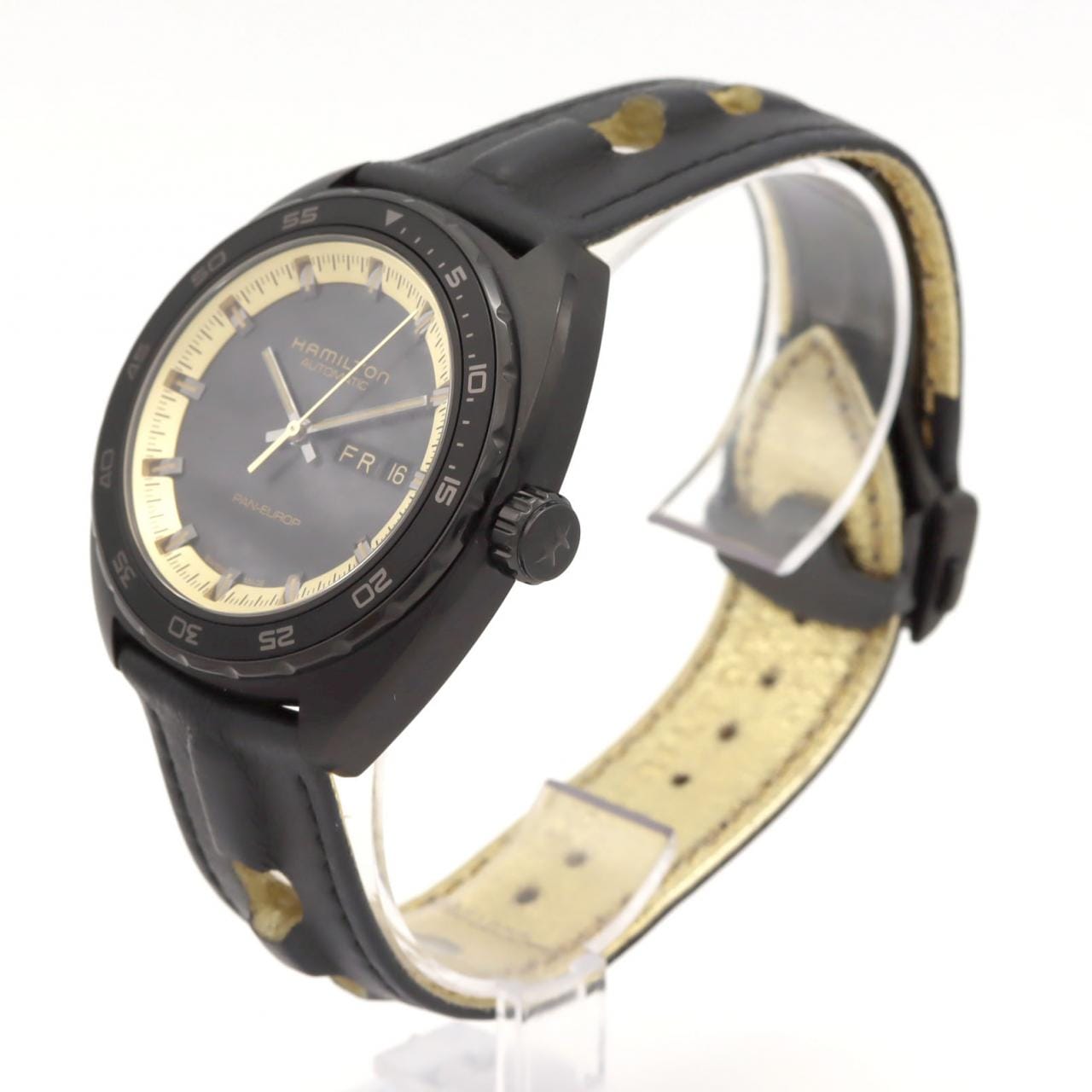 ハミルトン アメリカンクラシックパンユーロ PVD H354250/H35425730 SS 自動巻