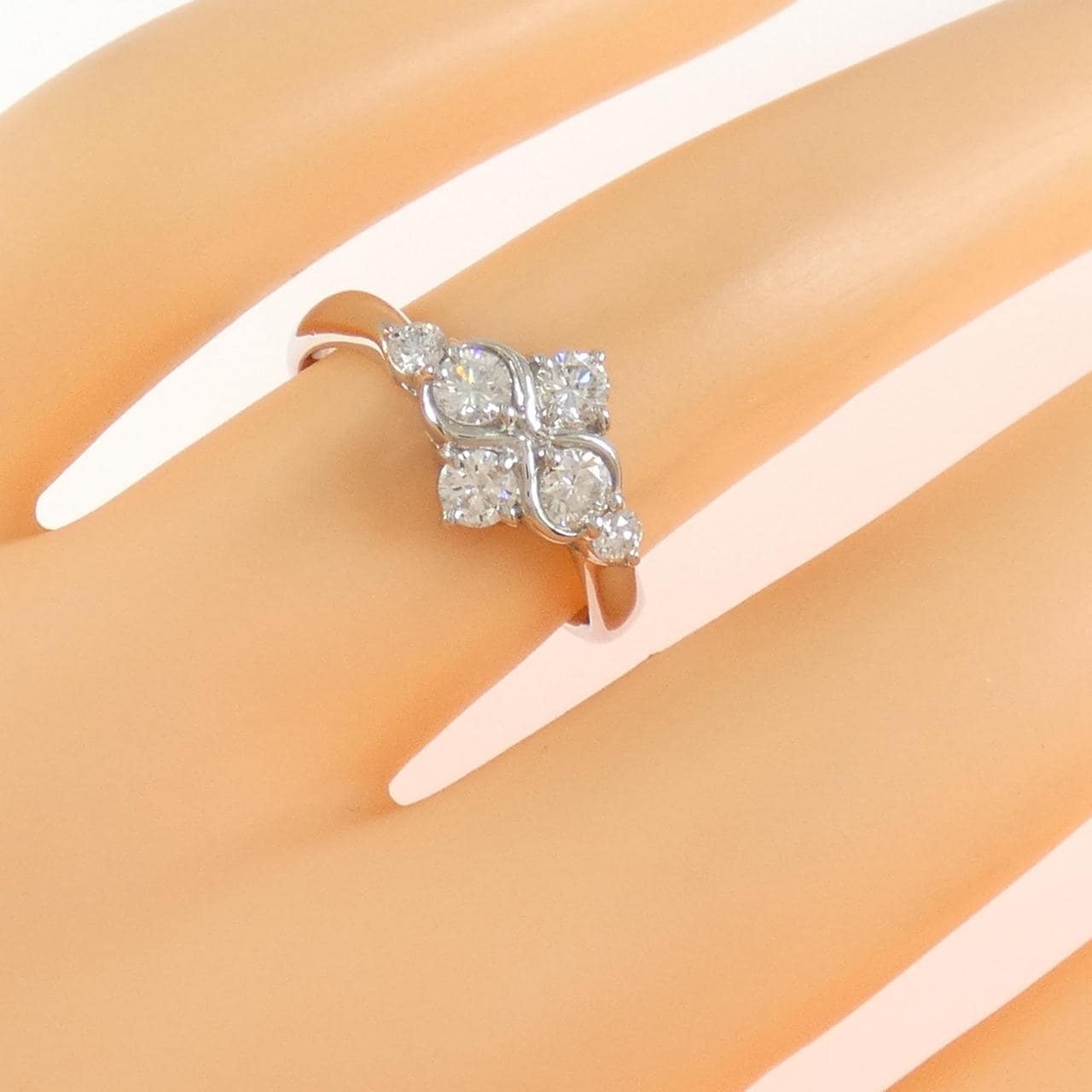 PT900 ダイヤモンド リング 0.50CT