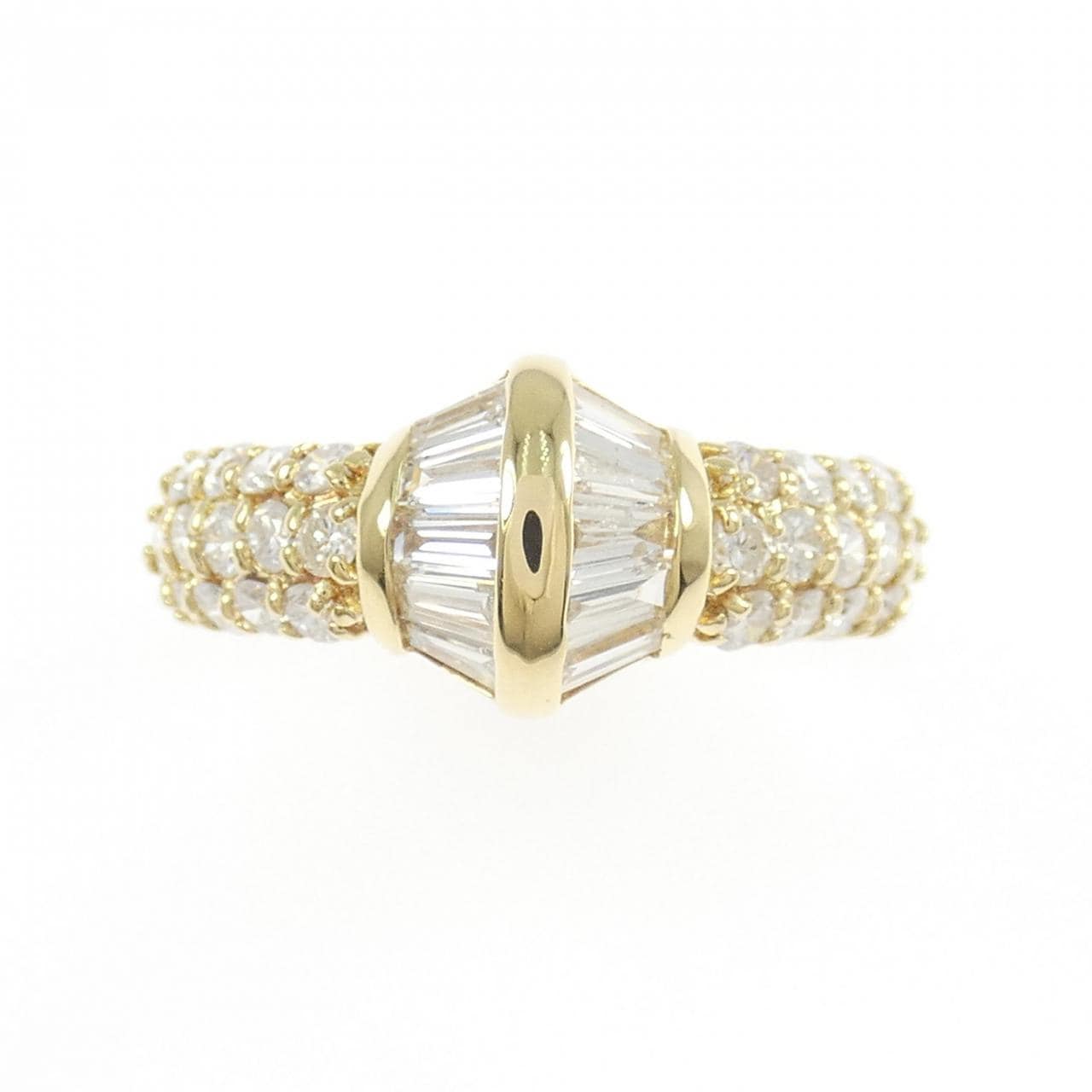 K18YG ダイヤモンド リング 1.20CT