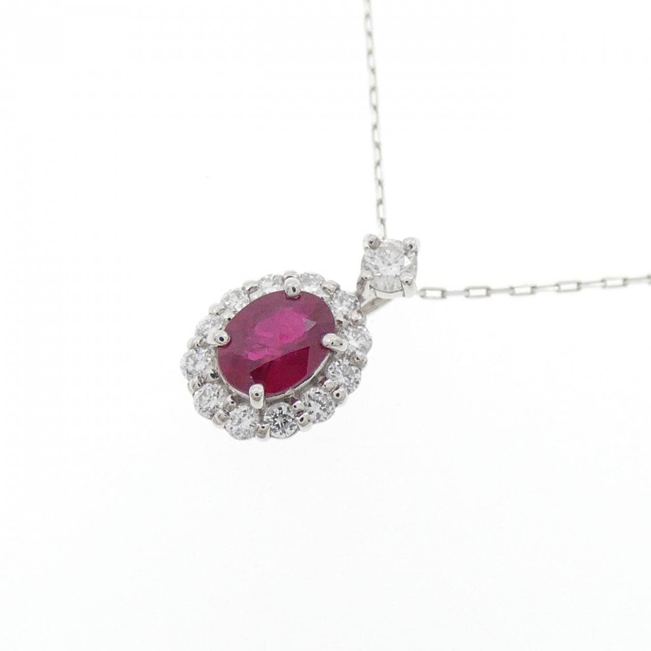 [新品] PT900/PT850 红宝石项链 0.31CT