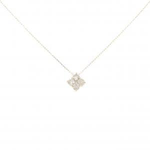 【新品】K10YG ダイヤモンド ネックレス 0.20CT