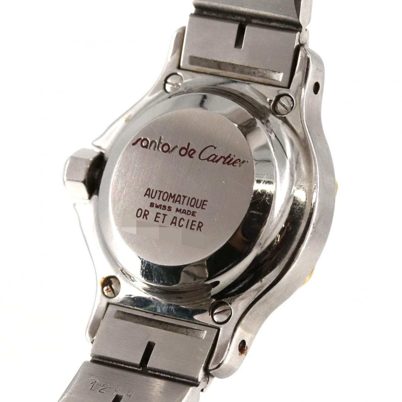 カルティエ サントスオクタゴンSM コンビ SSxYG 自動巻