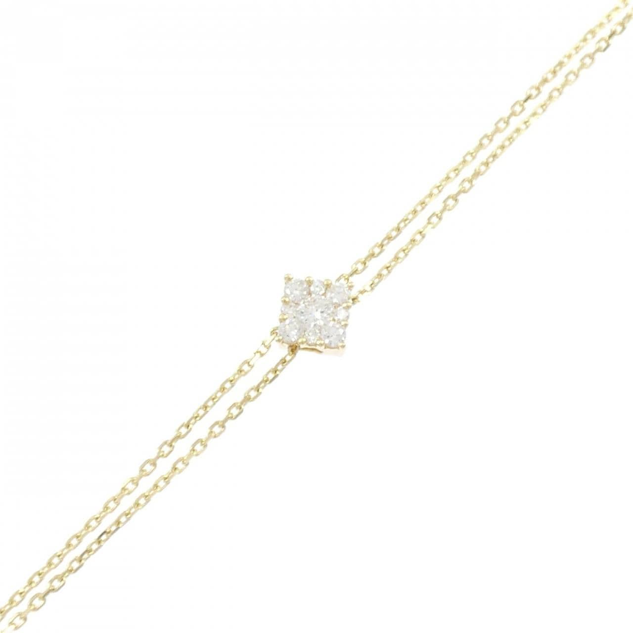 K18YG ダイヤモンド ブレスレット 0.20CT
