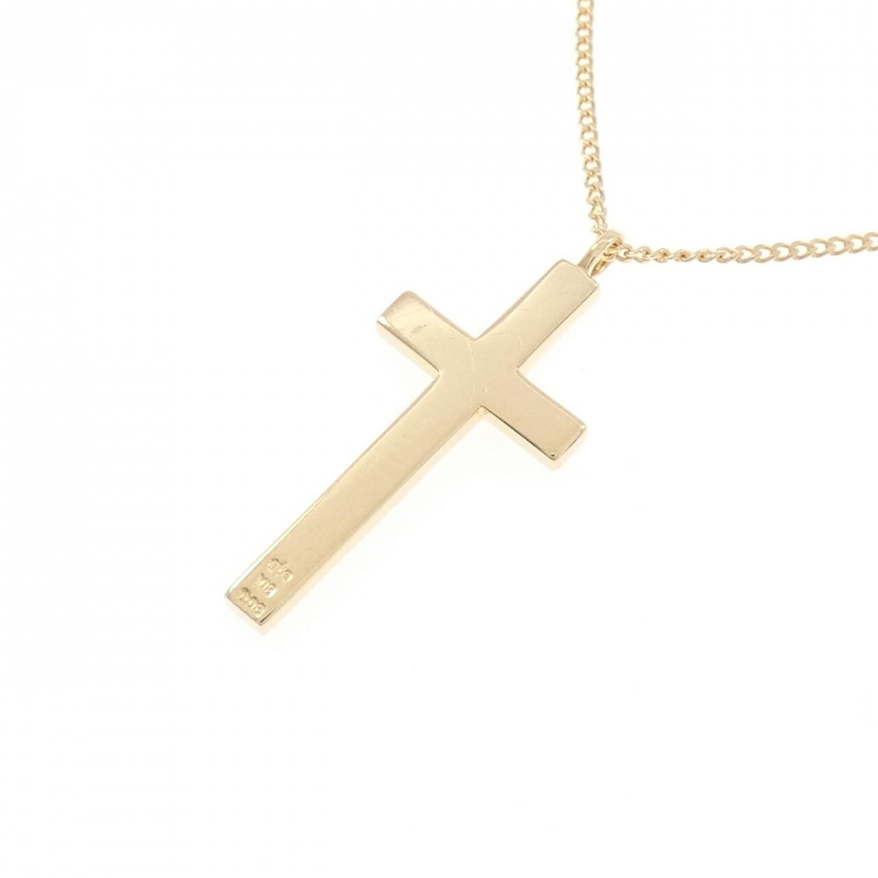 エテ クロス ダイヤモンド ネックレス 0.08CT