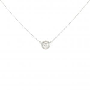 PT900/PT850 ソリティア ダイヤモンド ネックレス 0.16CT