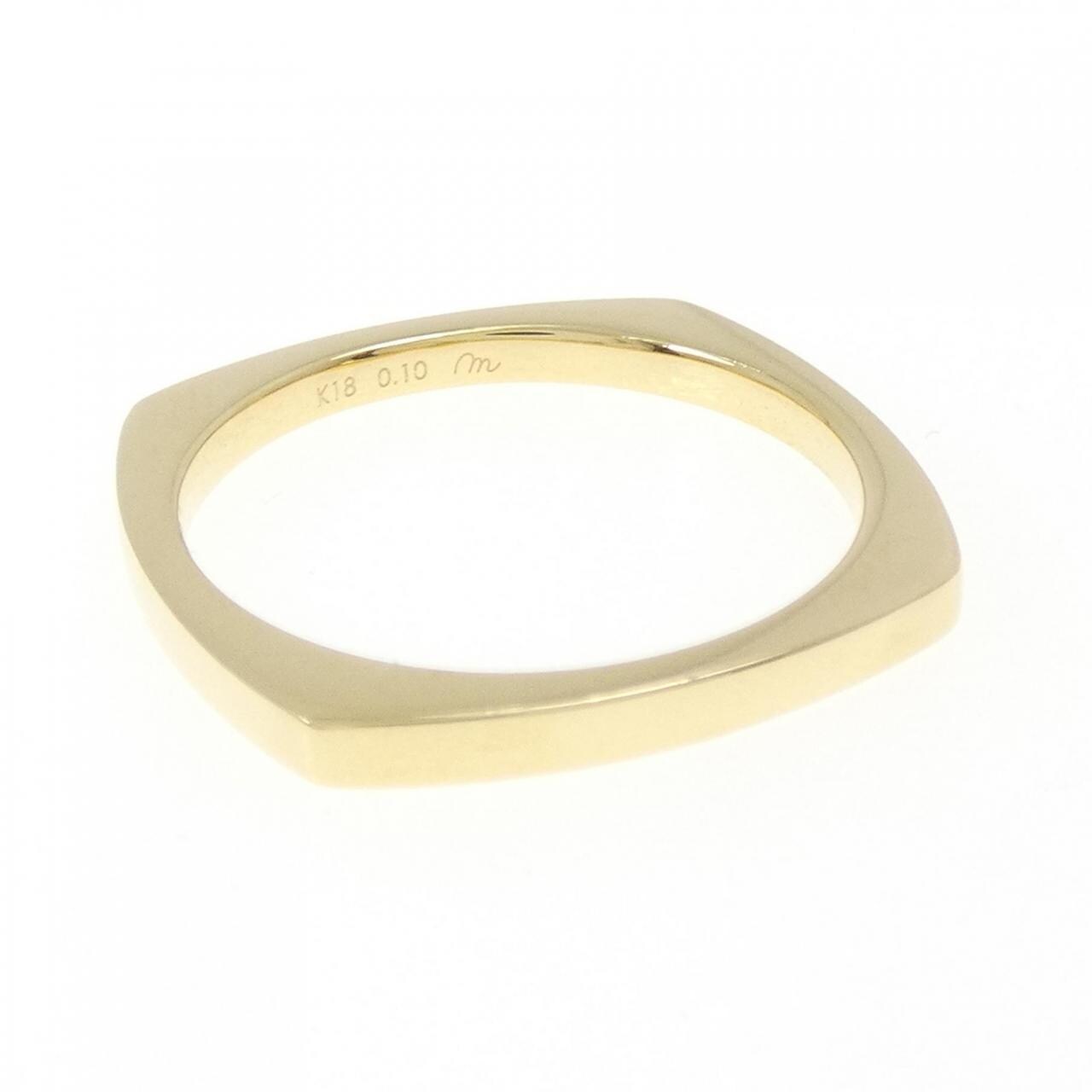 K18YG ダイヤモンド リング 0.10CT