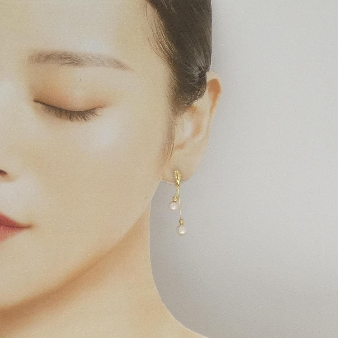 K18YG アコヤパール ピアス