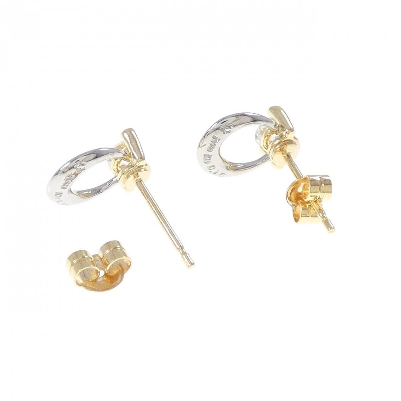 星の砂 ダイヤモンド ピアス 0.32CT