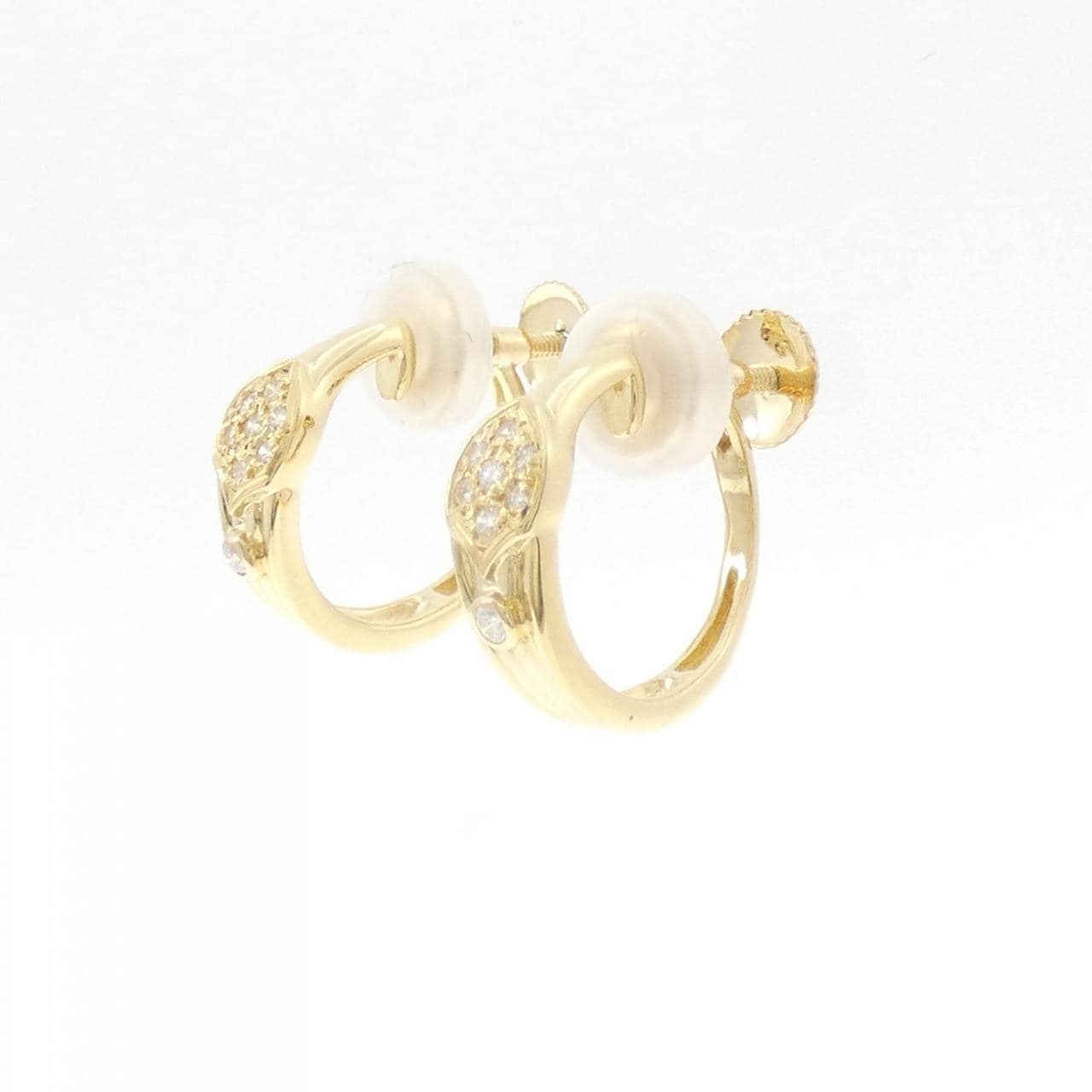 K18YG ダイヤモンド イヤリング 0.22CT