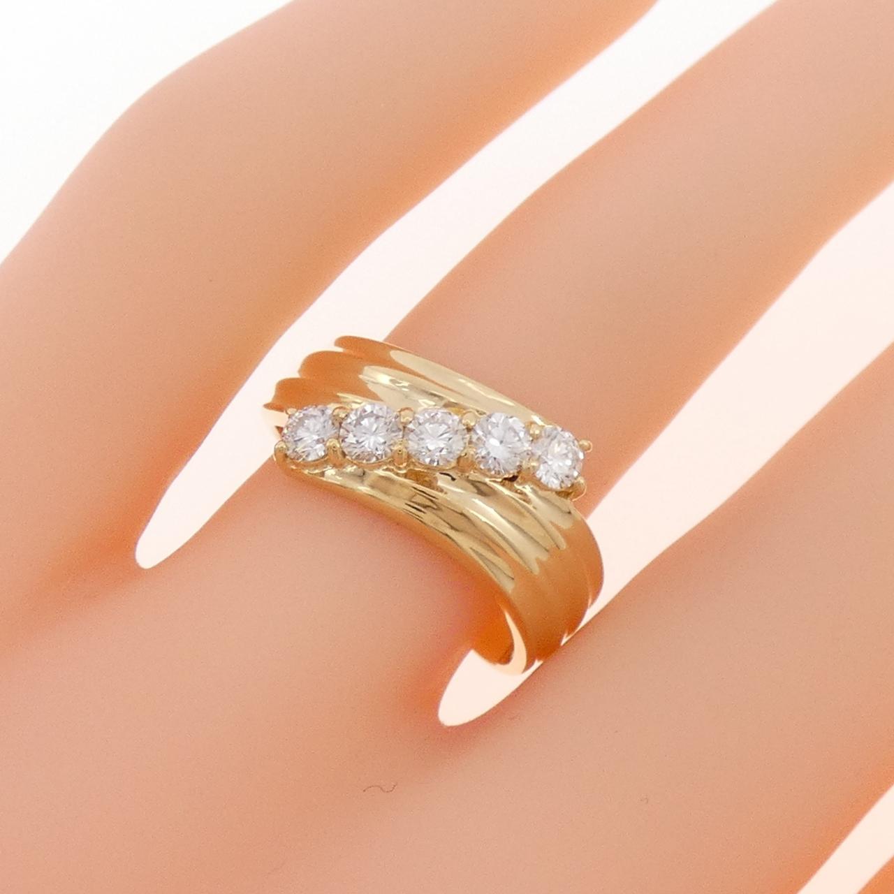 K18YG ダイヤモンド リング 0.47CT