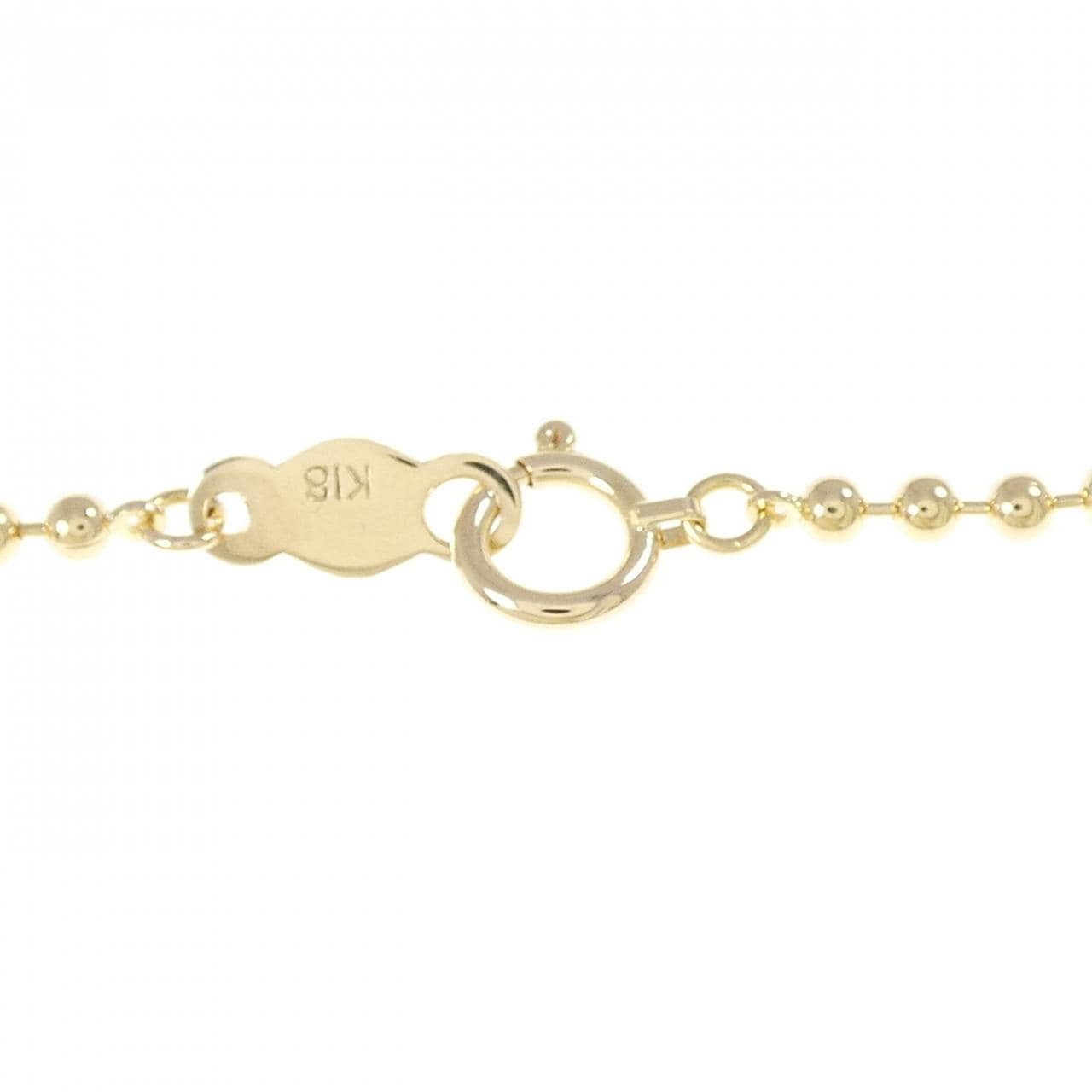 K18YG/PT850 ネックレス