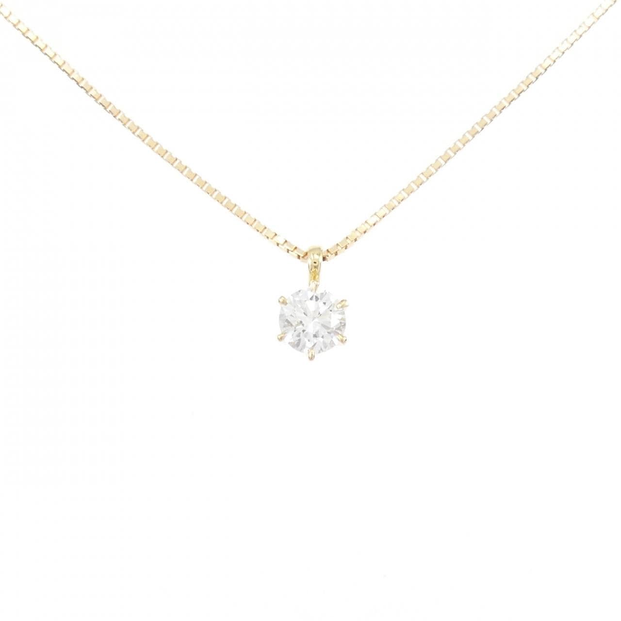 【新品】K18YG ダイヤモンド ネックレス 0.308CT F SI1 VG