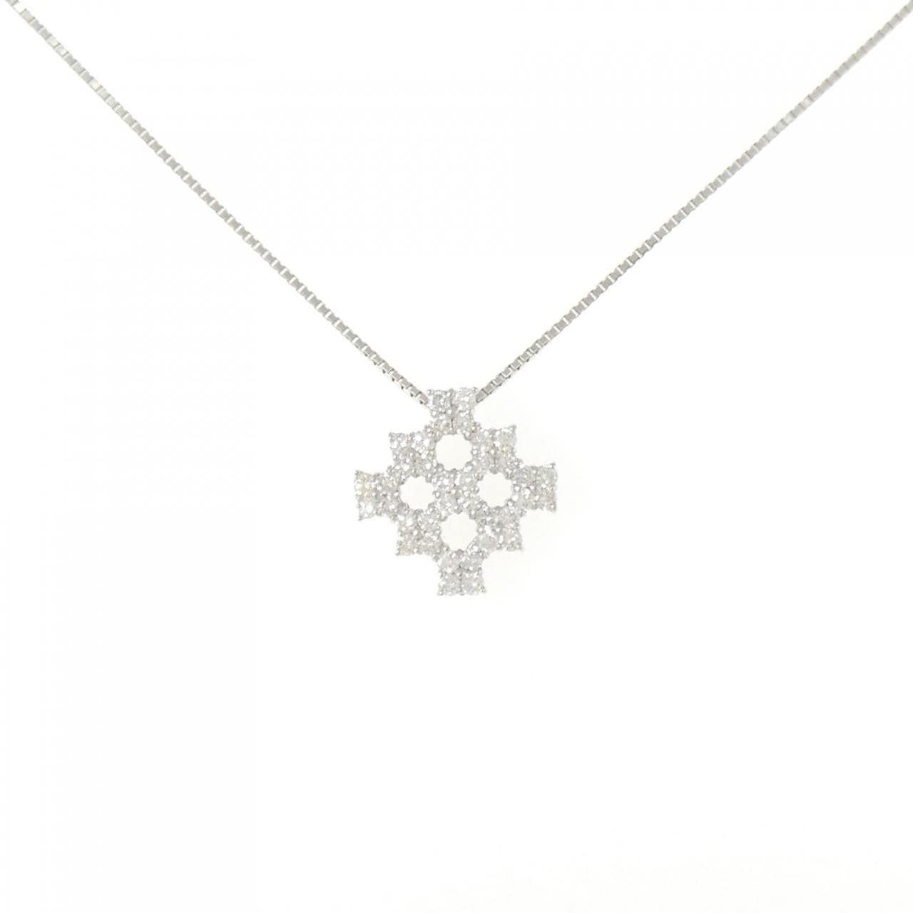 PT900/PT850 ダイヤモンド ネックレス 1.00CT