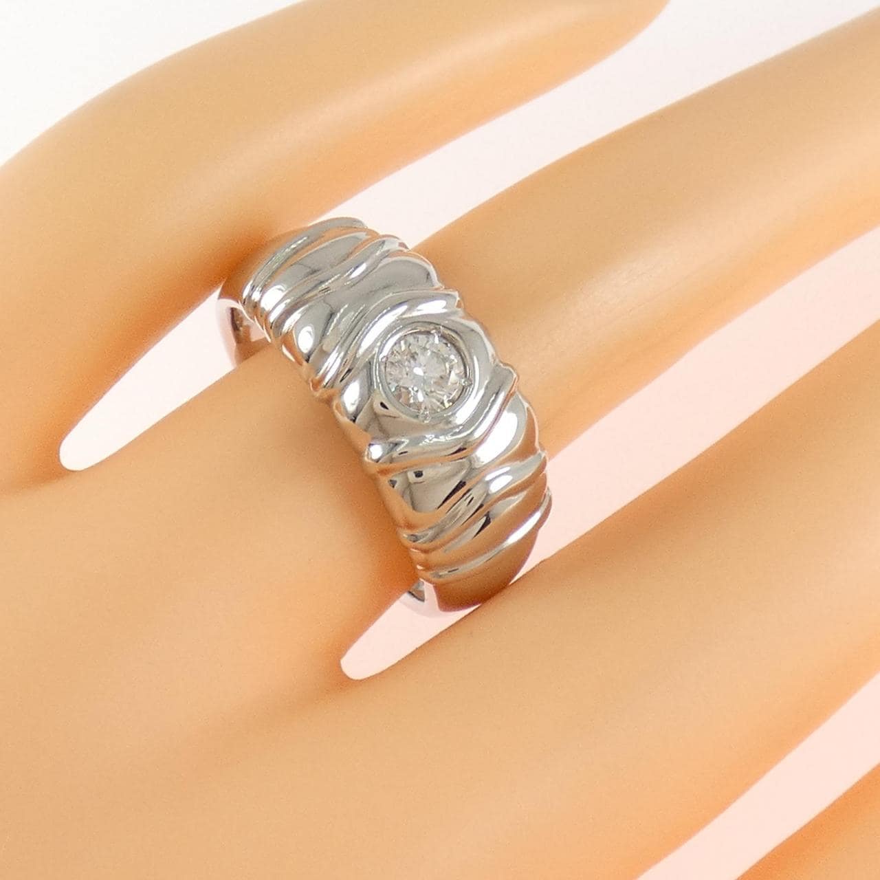 PT900 ダイヤモンド リング 0.247CT G SI2 VG