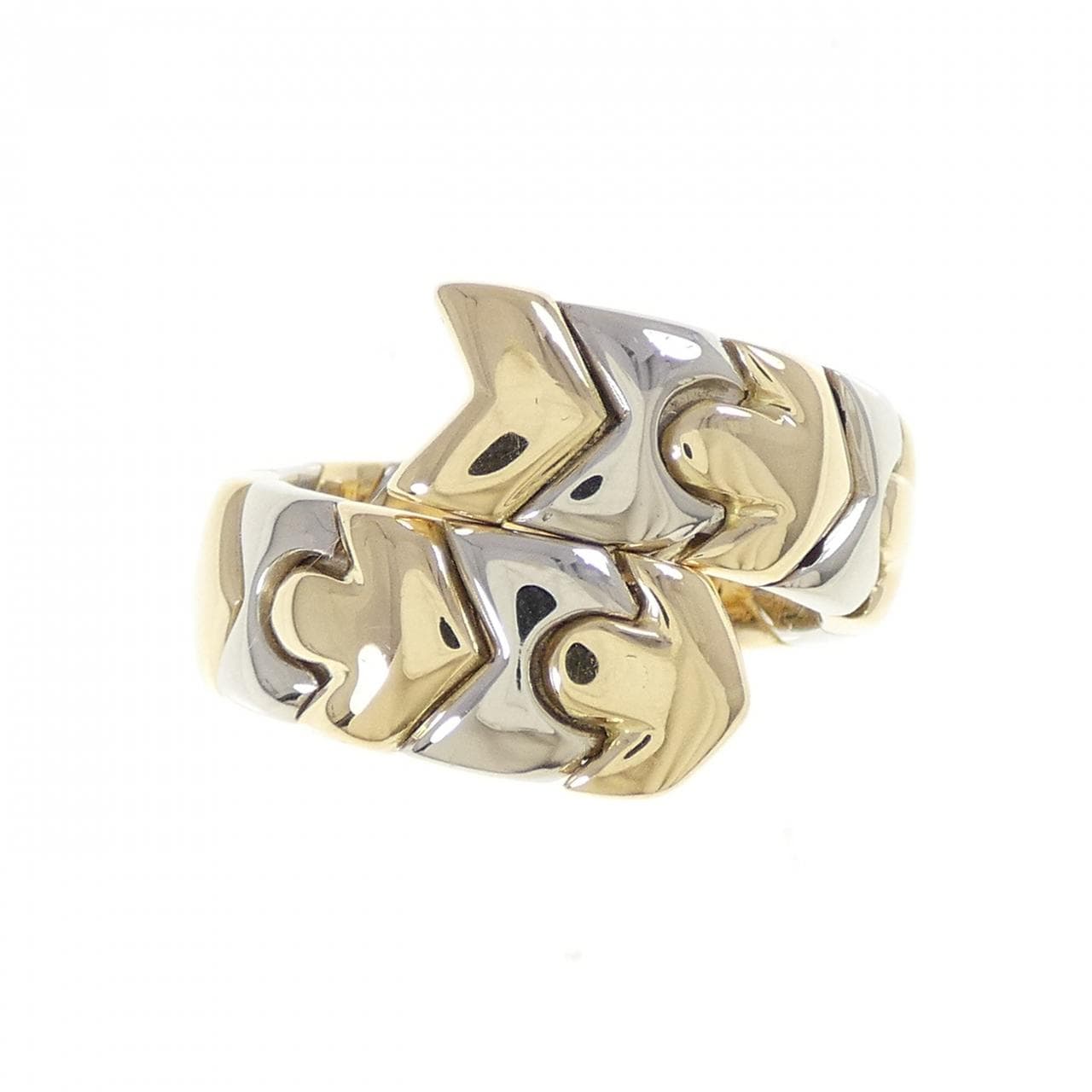 ブルガリ 750YG/750WG リング