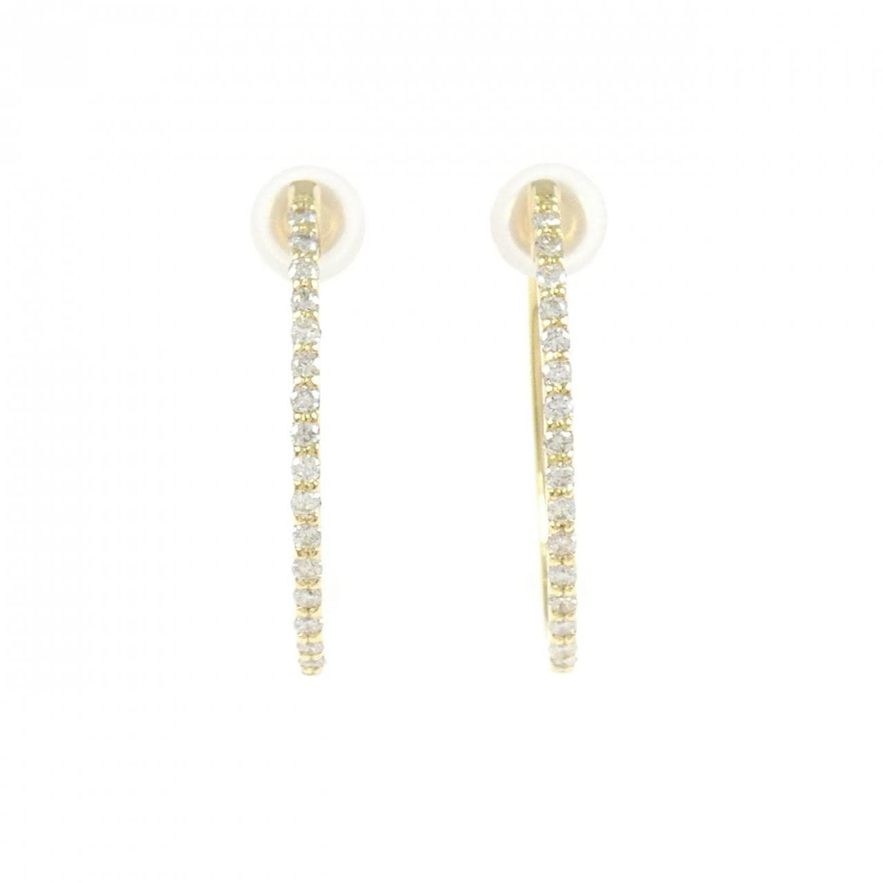 K18YG ダイヤモンド イヤリング 0.30CT