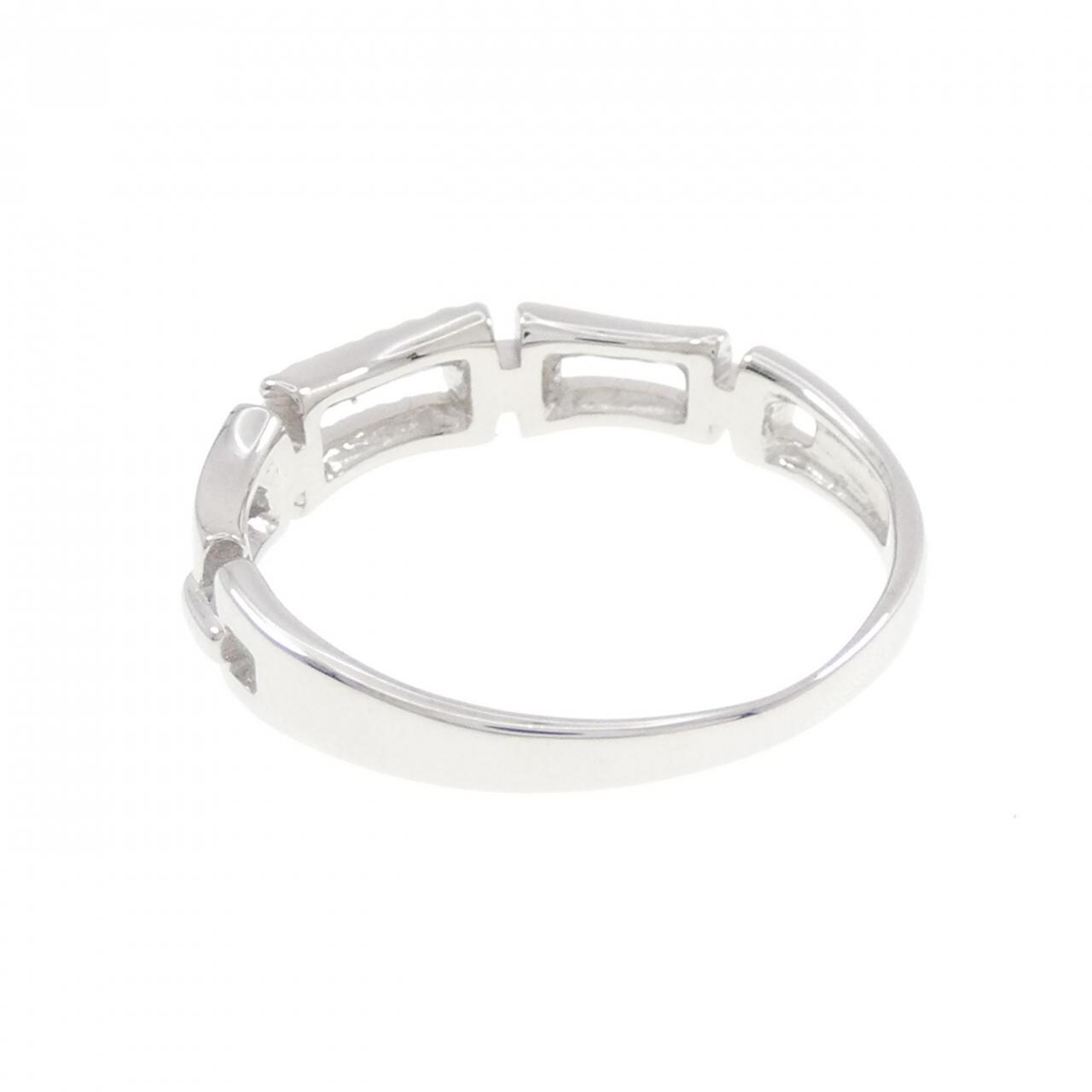 K18WG ダイヤモンド リング 0.10CT