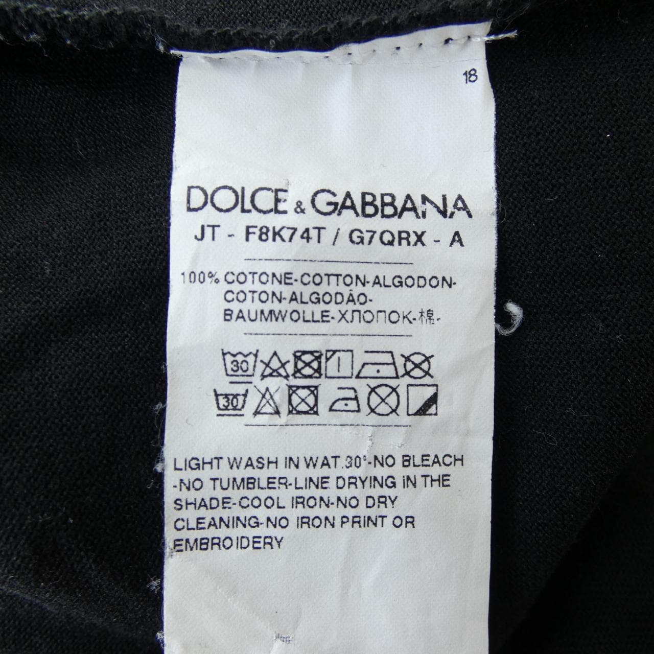 ドルチェアンドガッバーナ DOLCE&GABBANA F8K74T/G7QRX Tシャツ