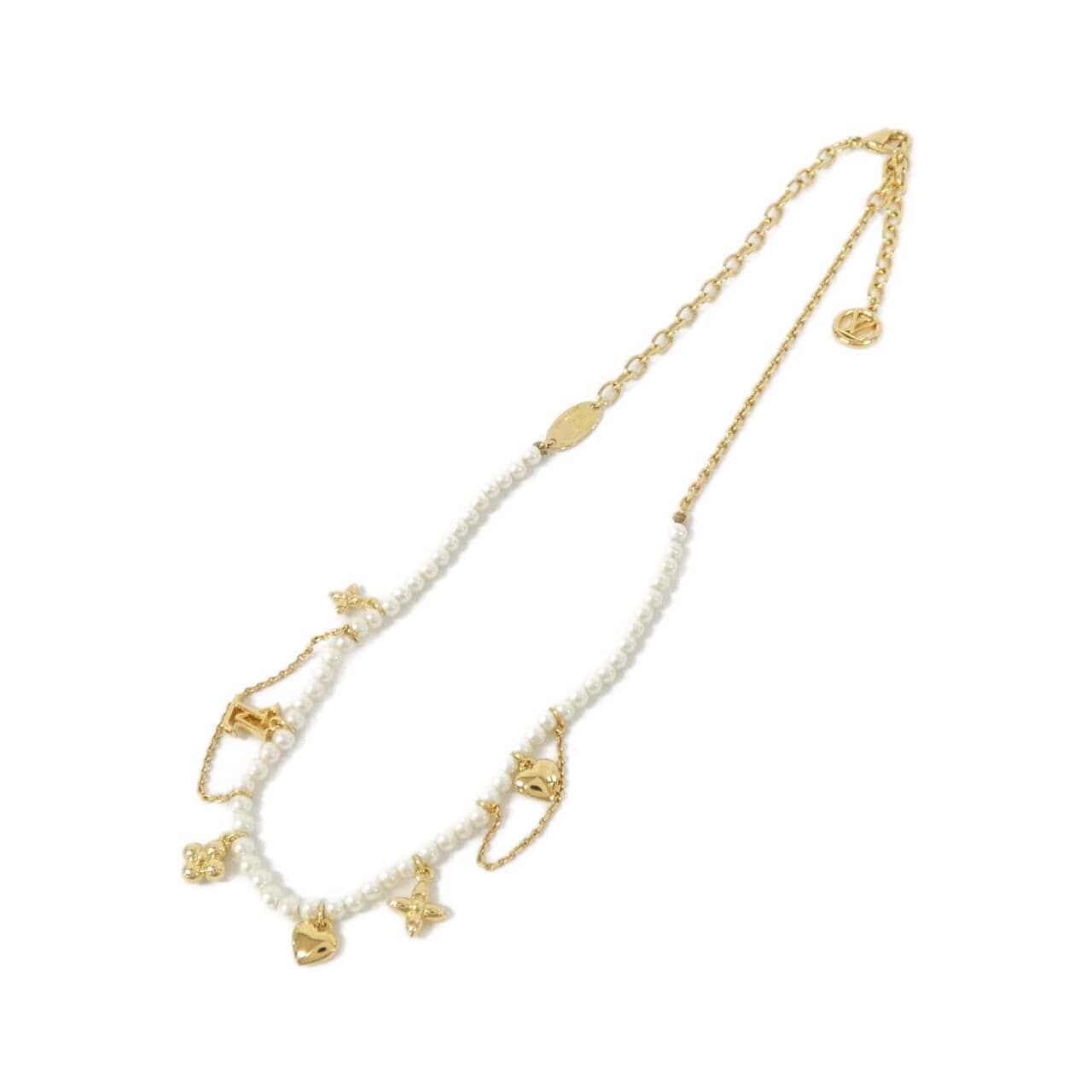 ルイヴィトン ブルーミング パール M02388 ネックレス