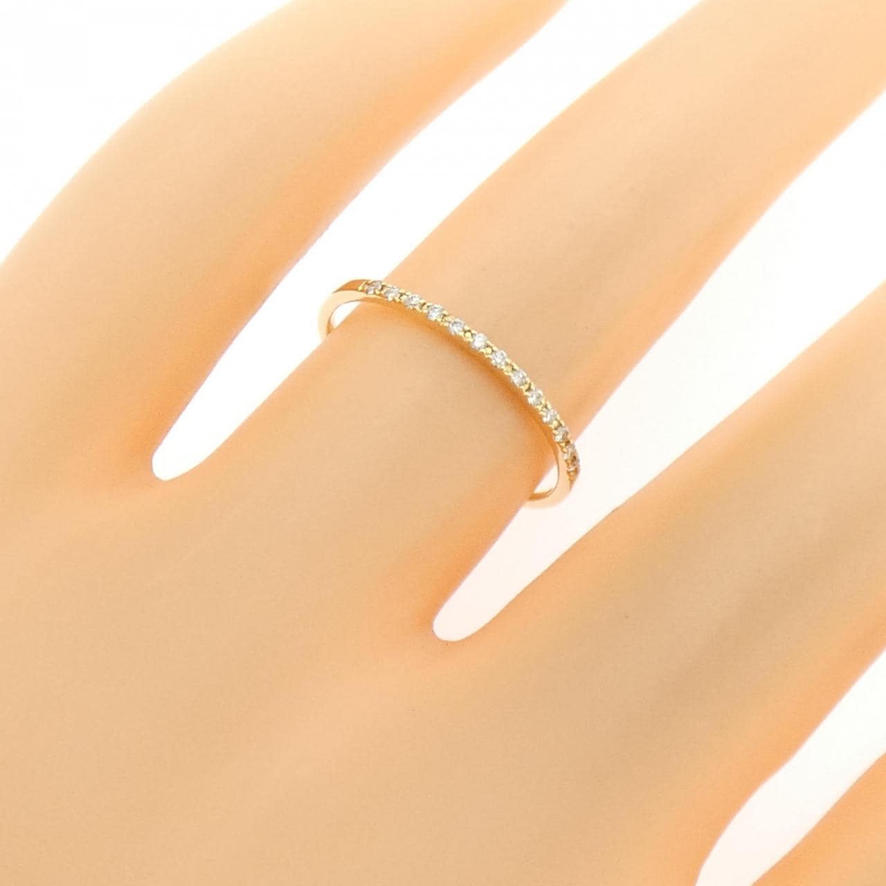 K18YG ダイヤモンド リング 0.05CT
