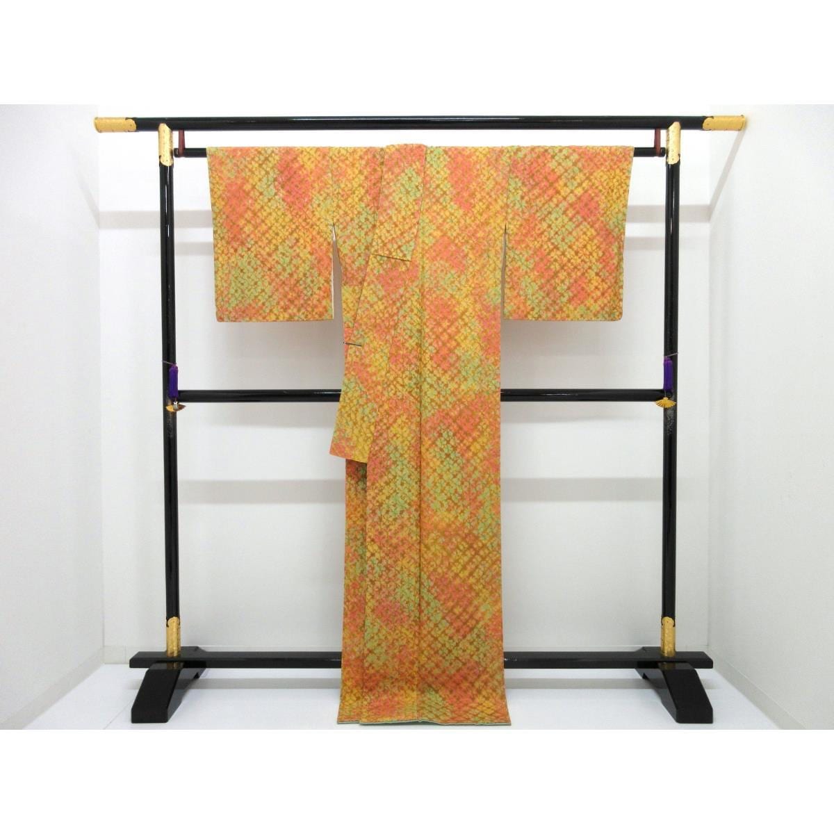 【未使用品】紬　菅原工房　漢方染紬