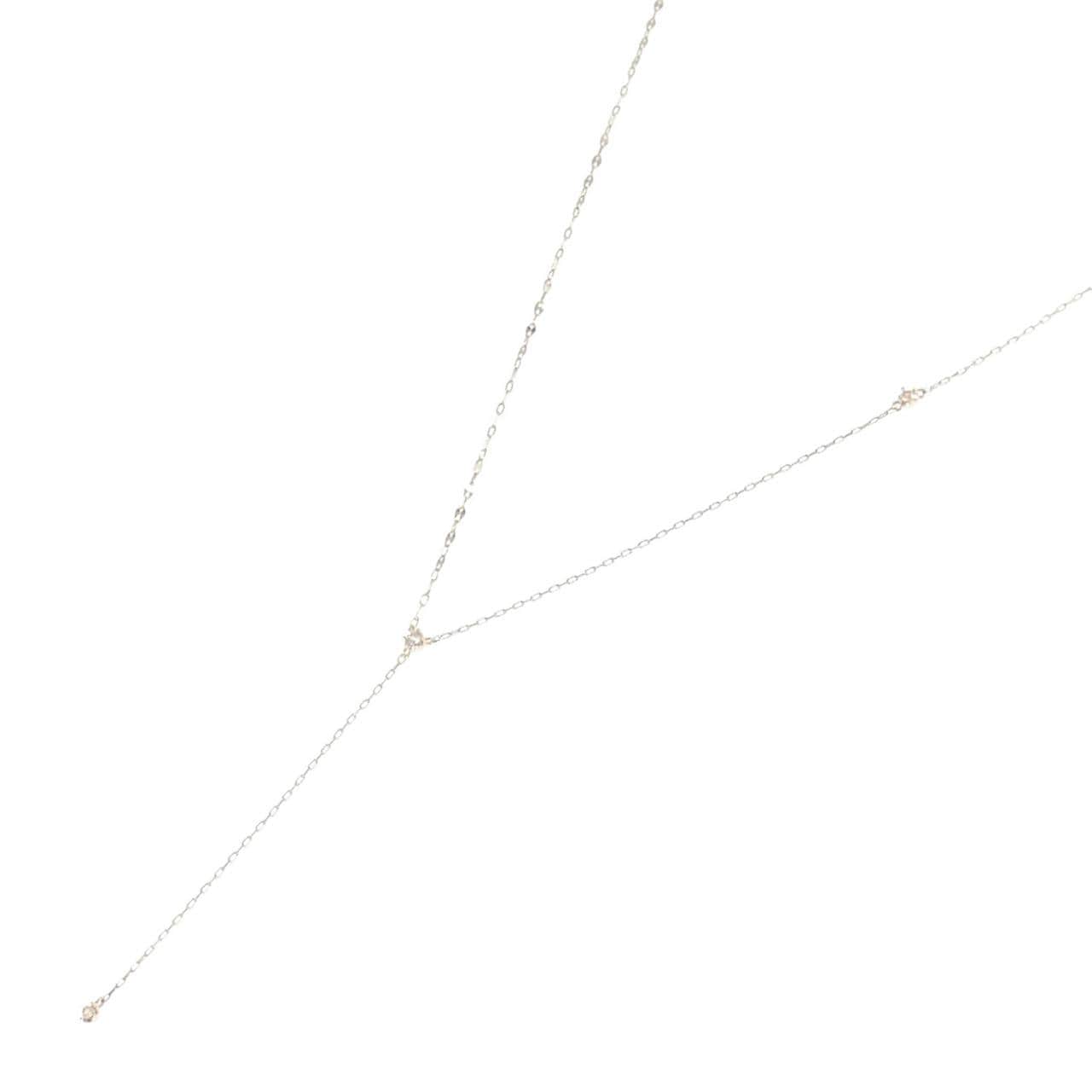 4゜C ホワイトトパーズ ネックレス