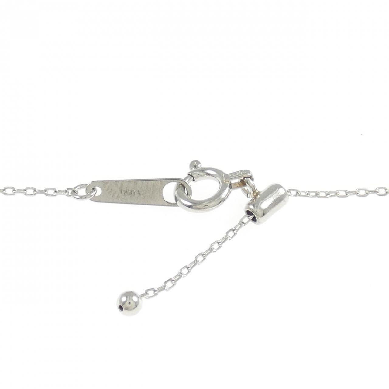 PT950 ダイヤモンド ネックレス 0.30CT D VS1 ペアシェイプ