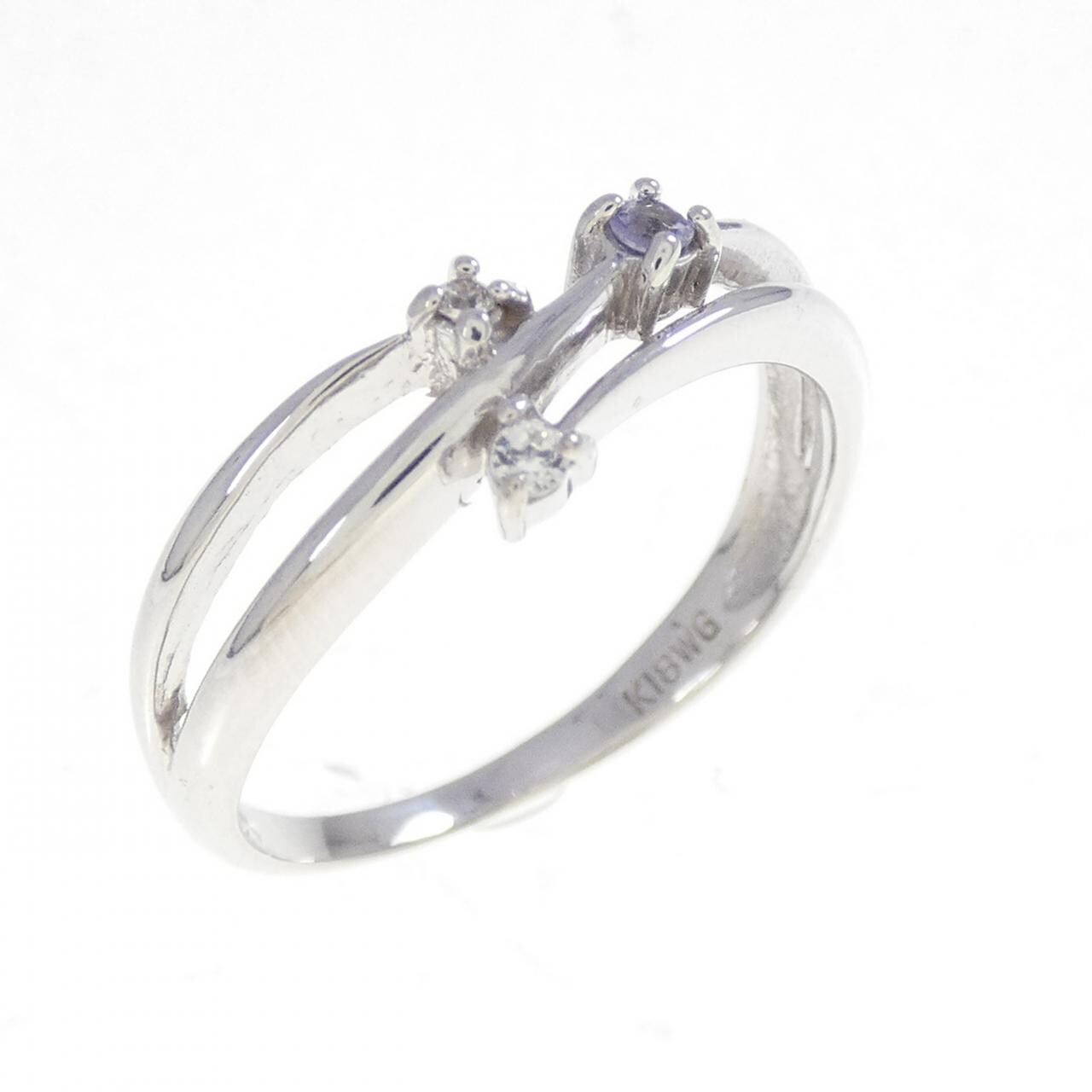 K18WG タンザナイト リング