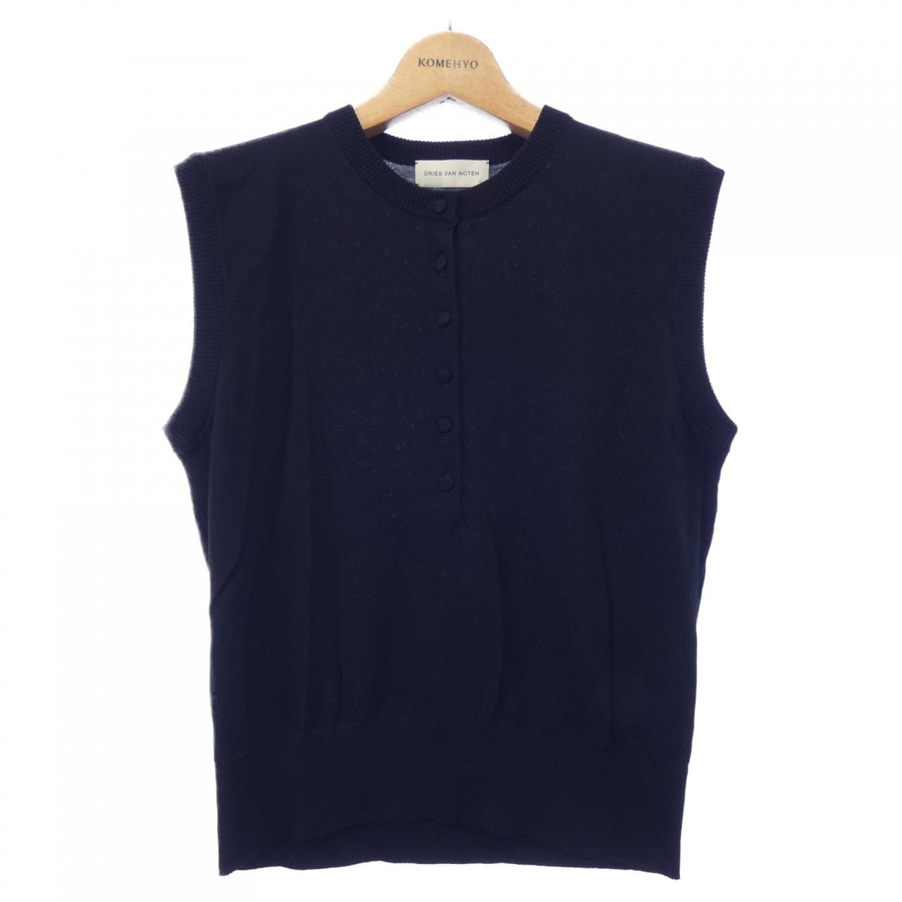 ドリスヴァンノッテン DRIES VAN NOTEN KNITTED SLEEVELESS CARDIG ニット